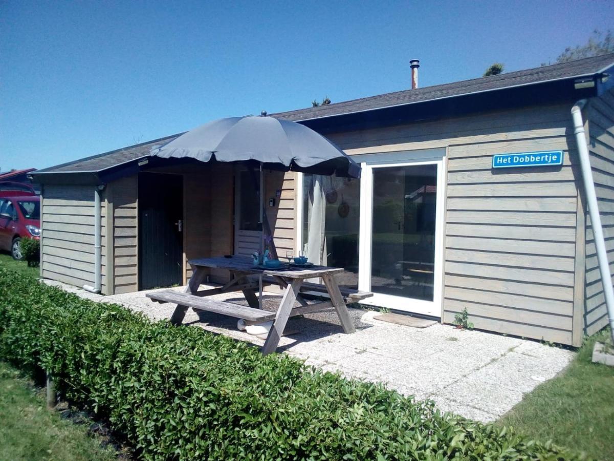 Het Dobbertje, Charmant Houten Huisje Sint Maartensvlotbrug Ngoại thất bức ảnh